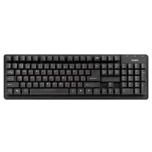 SVEN KLAWIATURA CYRYLICA 301 BLACK - 1066193