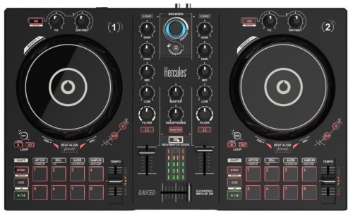 Hercules DJControl Inpulse 300 - 2-Kanałowy kontroler DJ - 1219303