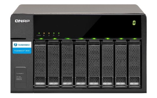 Macierz QNAP TX-800P (8 kieszeni; SATA II, SATA III, Thunderbolt) - 843111