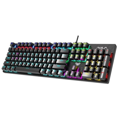 Klawiatura przewodowa dla graczy Aula Retribution Gaming mechaniczna, podświetlana, RED SWITCH - 984488