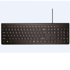 Klawiatura przewodowa Acme KS11 Silent, multimedialna, czarna