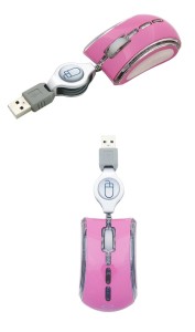 Mysz przewodowa Esperanza CELANEO MINI EM109P optyczna różowa