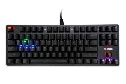 Klawiatura przewodowa iBOX Aurora K-2 Gaming, mechaniczna, podświetlana - 984794