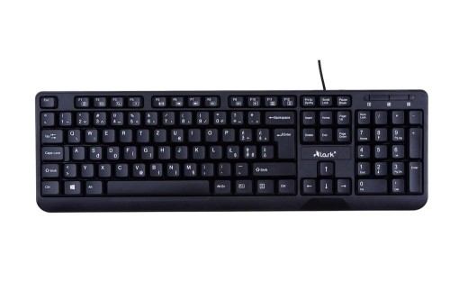 Klawiatura przewodowa Lark KB200 mechaniczna czarna - 984978