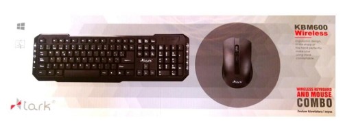 Zestaw bezprzewodowy klawiatura + mysz Lark WIRELESS KBM600 - 984979