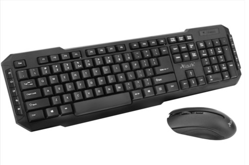 Zestaw przewodowy klawiatura + mysz Lark KBM600 czarny - 984980