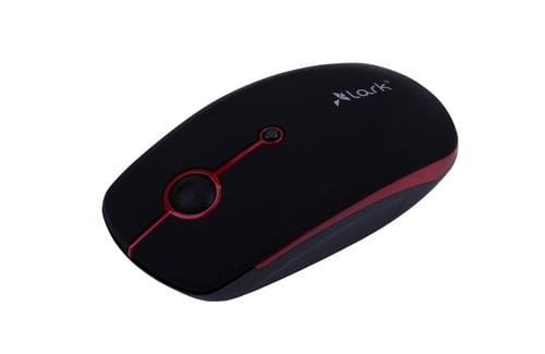 Mysz bezprzewodowa Lark MS 400 optyczna black-red - 984982