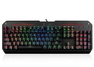 Klawiatura przewodowa Modecom Volcano HAMMER RGB Gaming mechaniczna (Przełącznik BROWN OUTEMU)