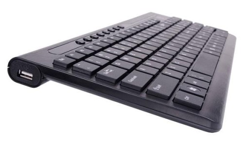 Klawiatura przewodowa Rebeltec PORTAL USB czarna - 985294