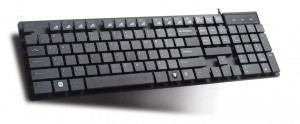 Klawiatura przewodowa Rebeltec SPECTRA USB czarna