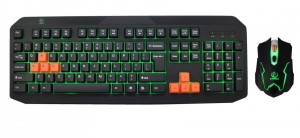 Zestaw przewodowy klawiatura + mysz  Rebeltec FIGHTER Gaming USB czarny
