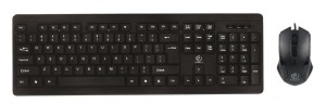 Zestaw przewodowy klawiatura + mysz  Rebeltec SIMPLO USB czarny