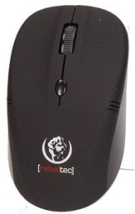 Mysz bezprzewodowa Rebeltec THETA optyczna 1000/1600DPI 3 przyciski czarna