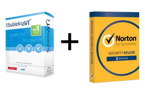 SUPER OKAZJA: INSERT SUBIEKT GT ESD + NORTON SECURITY DELUXE 3.0 PL 1 USER 5D/12M ESD - 1062752