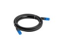 Patchcord Lanberg S/FTP kat.6A 1m LSZH CCA fluke passed czarny - 1432408