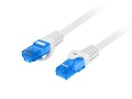 Patchcord Lanberg S/FTP kat.6A 1m LSZH CCA fluke passed szary - 1432410