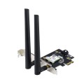 Karta sieciowa Asus PCE-AX1800 Dual Band PCI-E WiFi 6 (802.11ax), Bluetooth 5.2, WPA3, OFDMA, MU-MIMO - 1432561