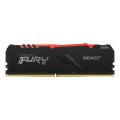 Pamięć DDR4 Kingston Fury Beast RGB 32GB (1x32GB) 3200MHz CL16 1,35V czarna - 1437579