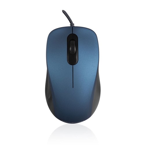 Mysz przewodowa Modecom MC-M10S SILENT optyczna niebieska - 1437724
