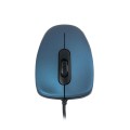 Mysz przewodowa Modecom MC-M10S SILENT optyczna niebieska - 1437725
