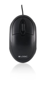 Mysz przewodowa LOGIC LM-11 optyczna czarna