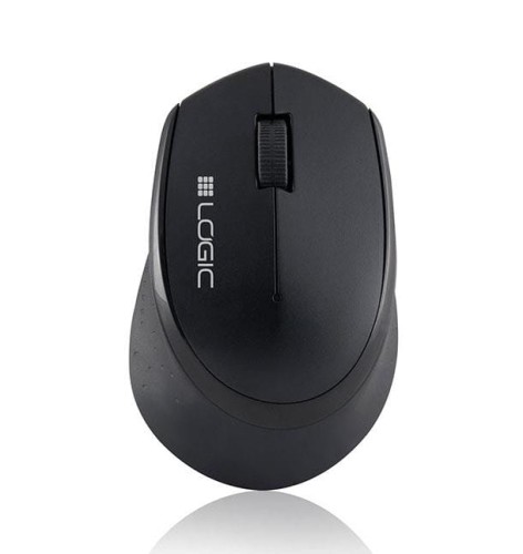 Mysz bezprzewodowa LOGIC LM2A optyczna czarna - 878249