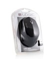 Mysz bezprzewodowa LOGIC LM2A optyczna czarna - 878253