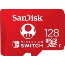 Karta pamięci MicroSDXC SanDisk NINTENDO SWITCH microSDXC 128GB 100/90 MB/s A1 C10 V30 UHS-I U3 - 780955