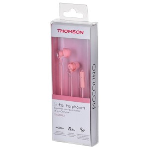 Słuchawki z mikrofonem Thomson EAR3008 Piccolino douszne jasnoróżowe