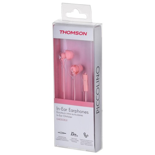 Słuchawki z mikrofonem Thomson EAR3008 Piccolino douszne jasnoróżowe - 1440311