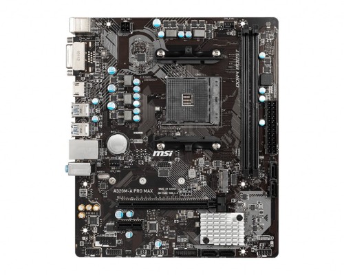 PŁYTA GŁÓWNA AM4 MSI A320M-A PRO MAX  A320/DDR4/SATA3/RAID/GBLAN/mATX - 1443733
