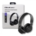 QOLTEC SŁUCHAWKI BEZPRZEWODOWE LOUD WAVE Z MIKROFONEM | BT 5.0 JL | CZARNE - 1513439