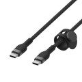 BELKIN KABEL USB C-C 2.0 OPLOT, SILICONE,1M CZARNY - 1518698