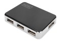 Hub DIGITUS DA-70220 (4x USB 2.0; kolor czarny) - 1481414