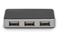Hub DIGITUS DA-70220 (4x USB 2.0; kolor czarny) - 1492111