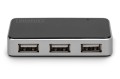 Hub DIGITUS DA-70220 (4x USB 2.0; kolor czarny) - 1127941
