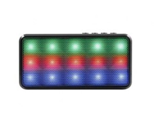 Głośnik bezprzewodowy Bluetooth X-ZERO X-S1837BK 3W, kolorowe podświetlenie