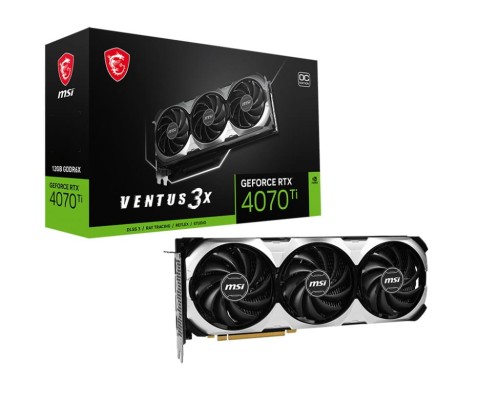 Karta graf. MSI RTX 4070 Ti Ventus 3X OC 12G - 1219442