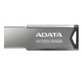 Pendrive ADATA UV250 AUV250-64G-RBK (64GB; USB 2.0; kolor srebrny) - 1151481