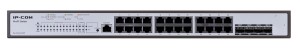 Switch zarządzalny IP-COM By Tenda Pro-S24-410W 24x 1GbE 4x SFP PoE 410 W
