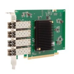 Broadcom (Emulex) Fibre Channel HBA 4xPort 32GFC Short Wave Optical LC SFP+ PCIe Gen4 x8 Gen7 LPE35004-M2 - 1217840