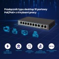 EXTRALINK CERES 8 PORTOWY SWITCH POE 48V 10/100MB 802.3AF 15,4W NA PORT - 1499592
