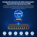 EXTRALINK CERES 8 PORTOWY SWITCH POE 48V 10/100MB 802.3AF 15,4W NA PORT - 1499594