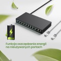 EXTRALINK CERES 8 PORTOWY SWITCH POE 48V 10/100MB 802.3AF 15,4W NA PORT - 1499597