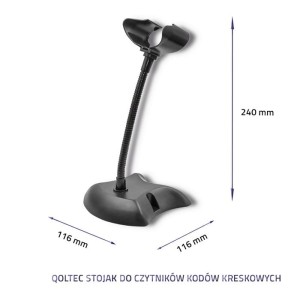 Stojak do czytników kodów kreskowych Qoltec