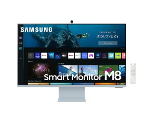 Monitor Samsung 32" Smart M8 Niebieski (LS32BM80BUUXEN) micro HDMI USB-C WIFI BT głośniki