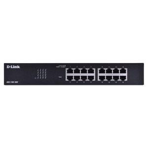 D-Link DGS-1100-16V2 switch zarządzalny L2 Gigabit Ethernet (10/100/1000) Czarny