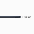 Apple 15-inch MacBook Air: Apple M2 chip with 8-core CPU and 10-core GPU, 256GB - Midnight - 1513957
