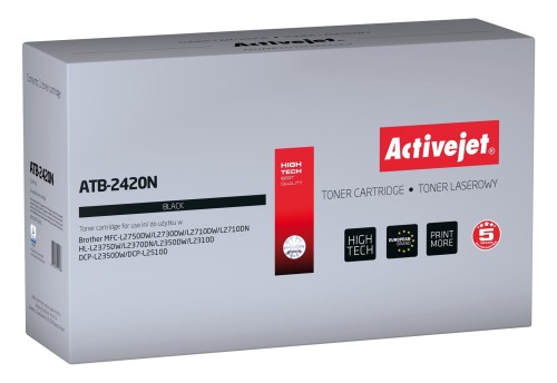 Toner Activejet ATB-2420N (zamiennik Brother TN-2420A; Supreme; 3000 stron; czarny) - 1512717
