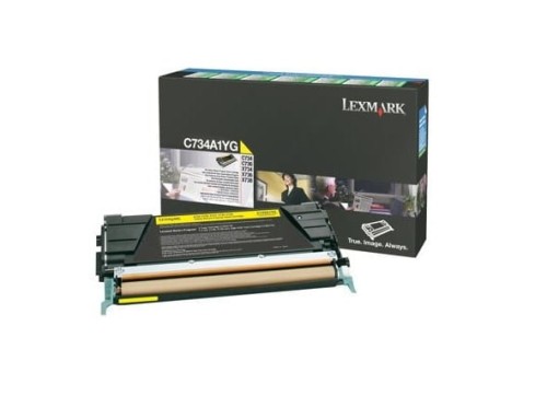 Lexmark Toner C734A1YG Yellow - 1504360